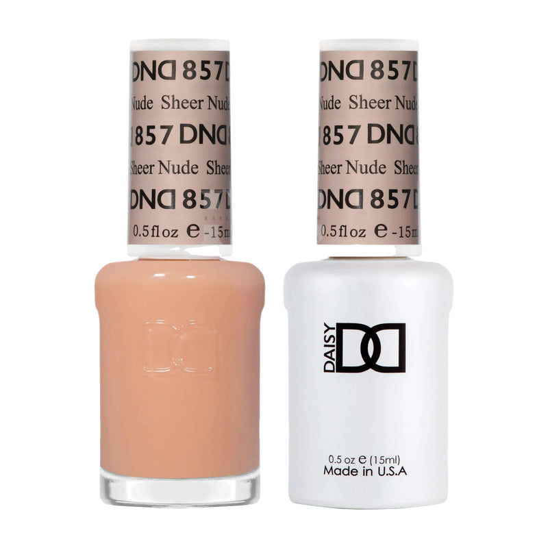 DND Duo Gel - 857 Sheer Nude - Gel Polish