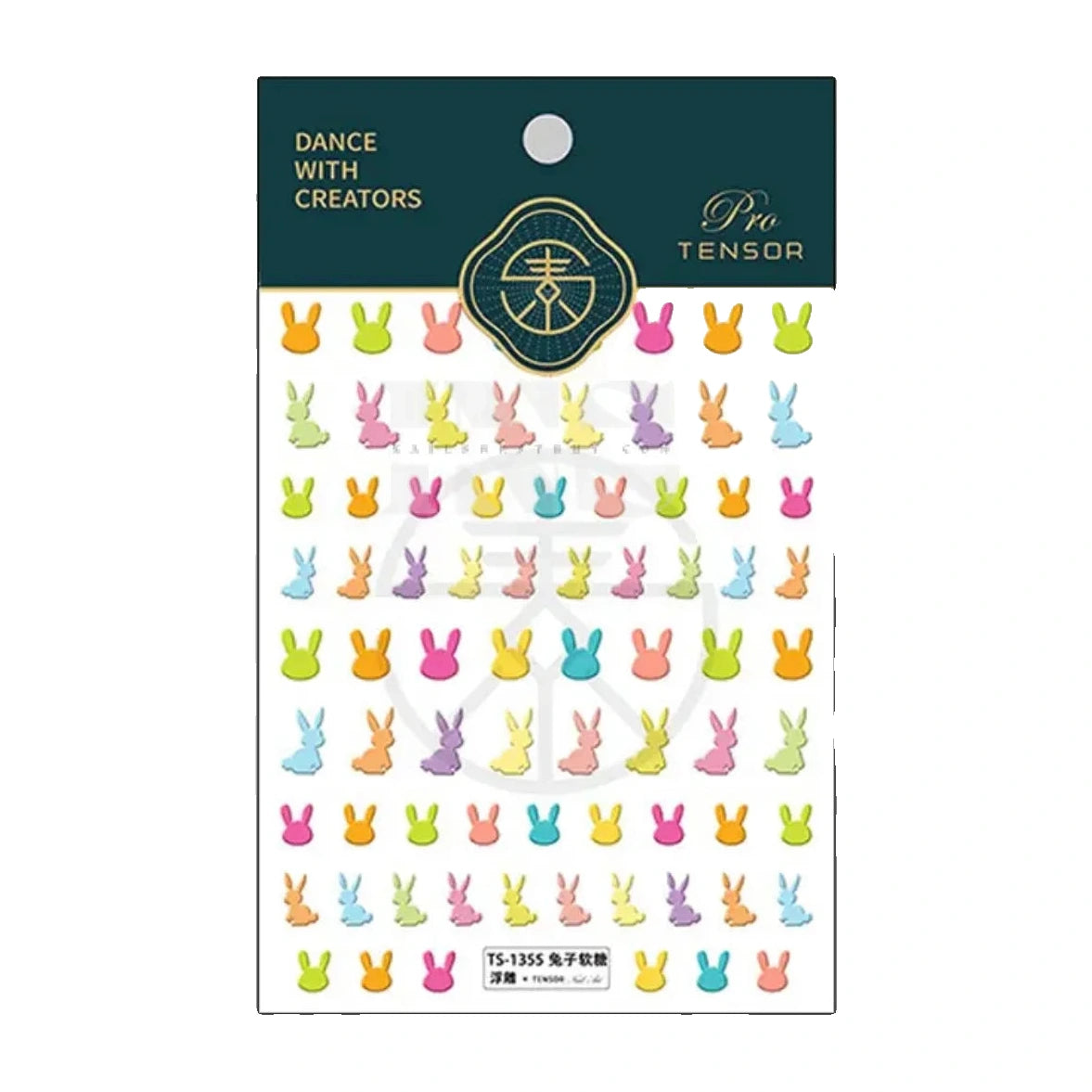 Design Nail Sticker 5D Art - Easter 1355 - Nail Sticker