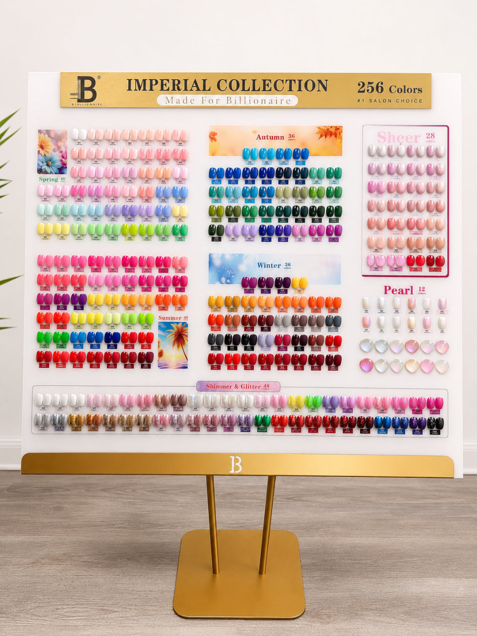 Billionaire Duo Gel & Lacquer - Imperial Collection Full Set 256 Colors (W2)