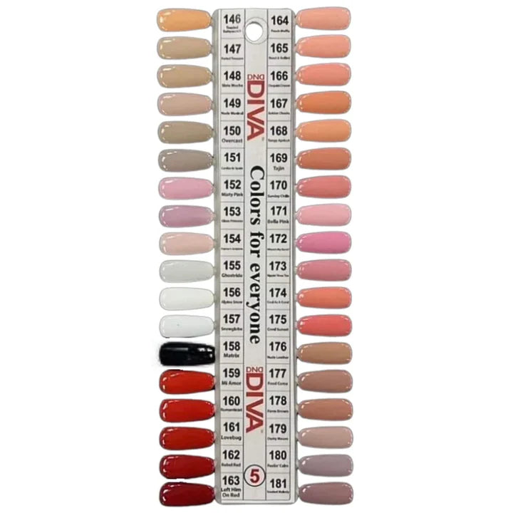 DND DIVA Color Sample Chart 5