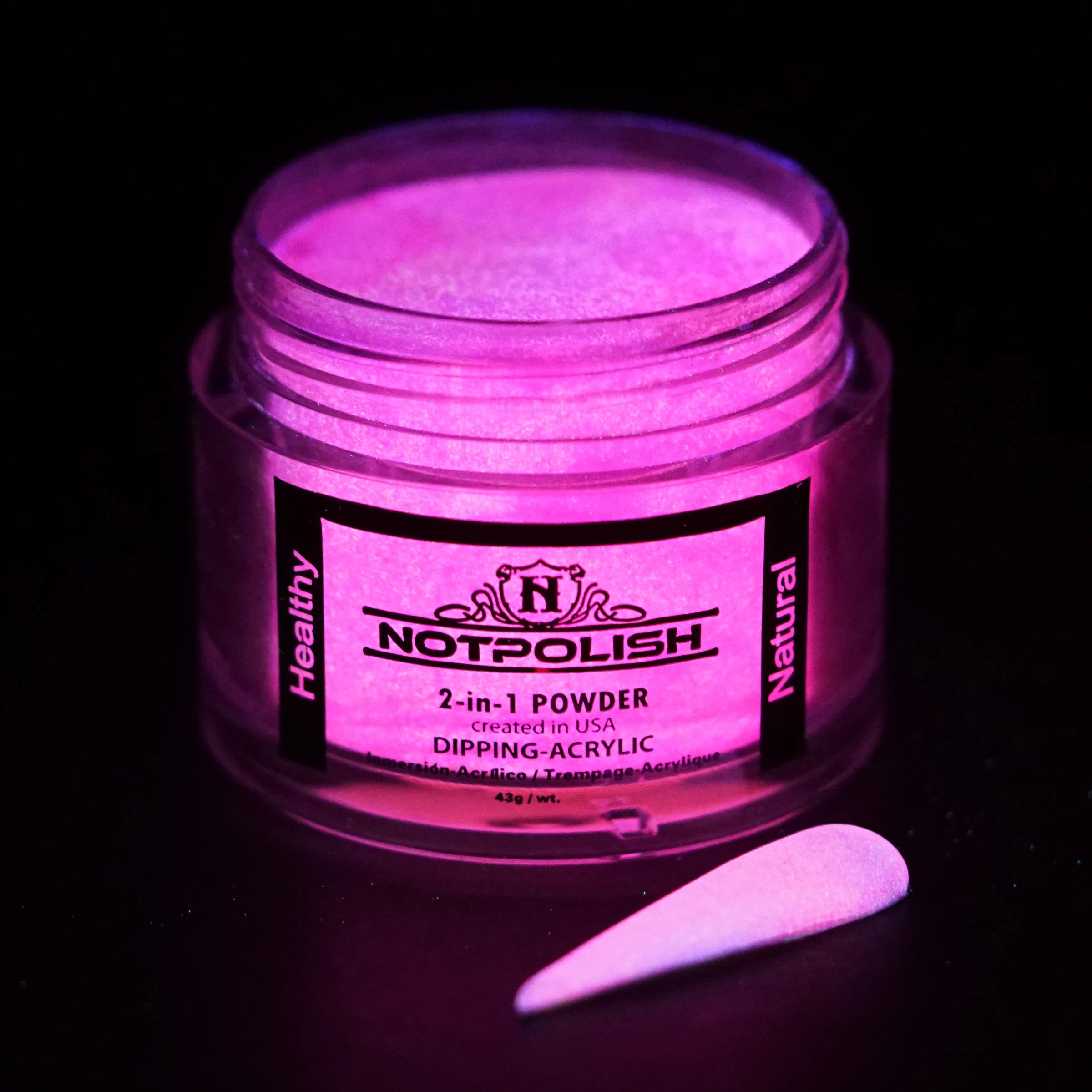 NOTPOLISH 2 in 1 Powder - G12 Glow Getters - 2 oz