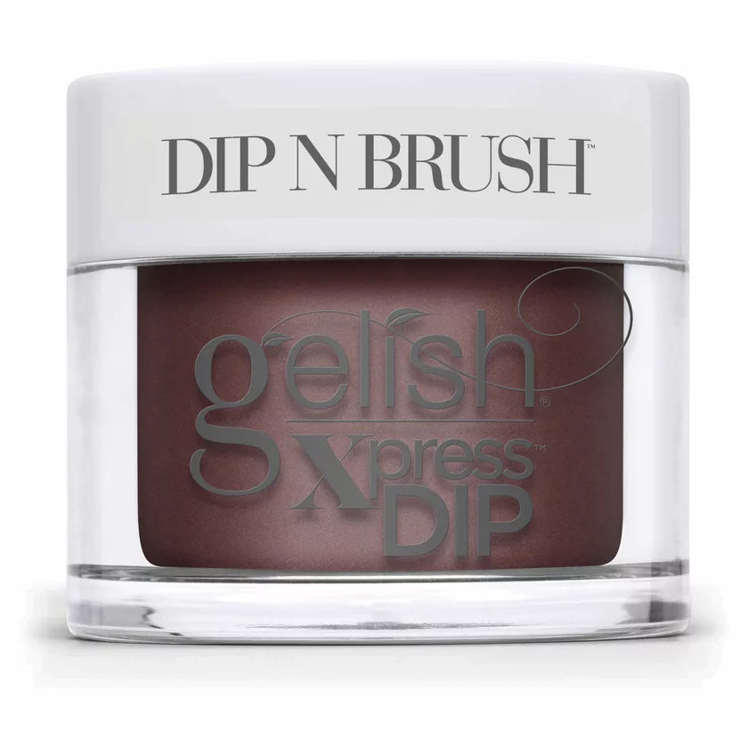 GELISH Dip & Brush - 809 Red Alert - 1.5oz