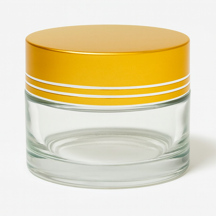 Glass Jar with (Golden Cap) CJC40 40ML