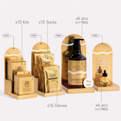 VOESH Imperial Gold Salon Starer Kit