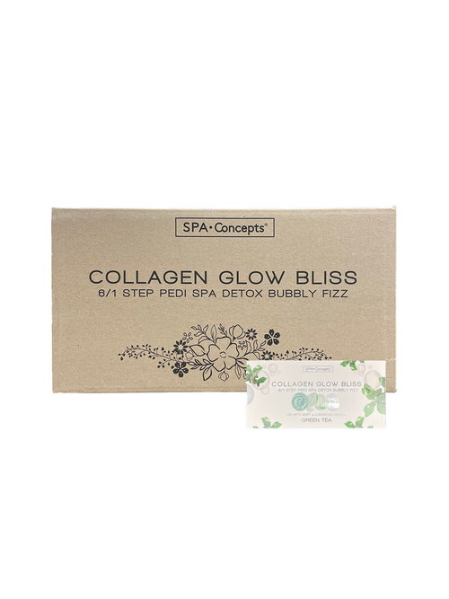 SPA CONCEPT Collagen Bubbly Fizz 6 In 1 - Green Tea 48/Box