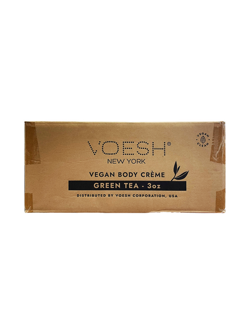 VOESH Vegan Body Creme - Green Tea Supple 3 oz 50/case