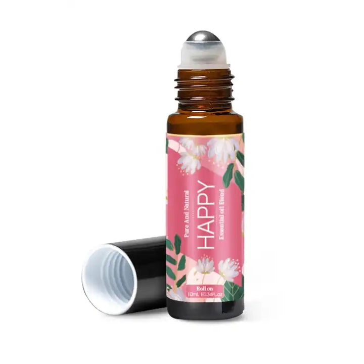 Roll On Essential Oil - 0.34 oz HAPPY  Buy 1 Get 1