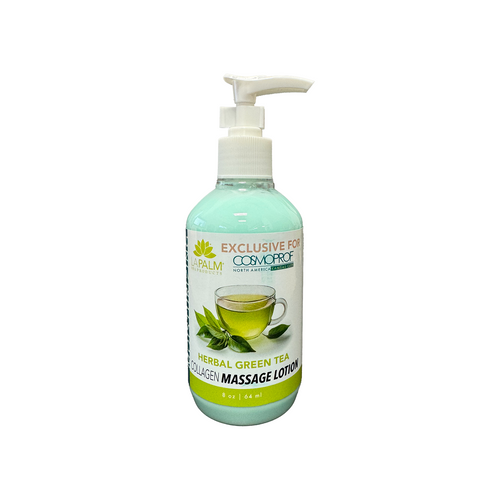 LA PALM Collagen Massage Lotion Green Tea 8 oz Single