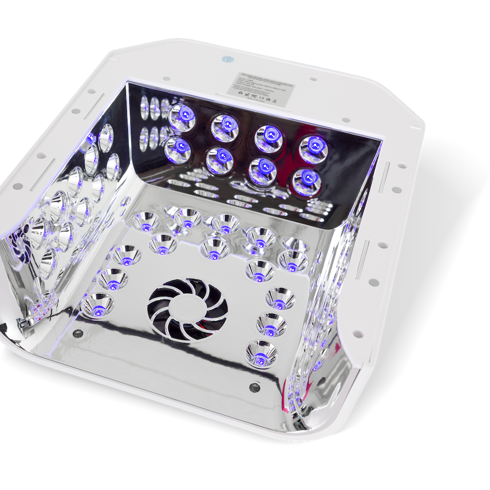 PLA Hybrid LED Gel Nail Lamp with Cooling Fan - underside LED panel