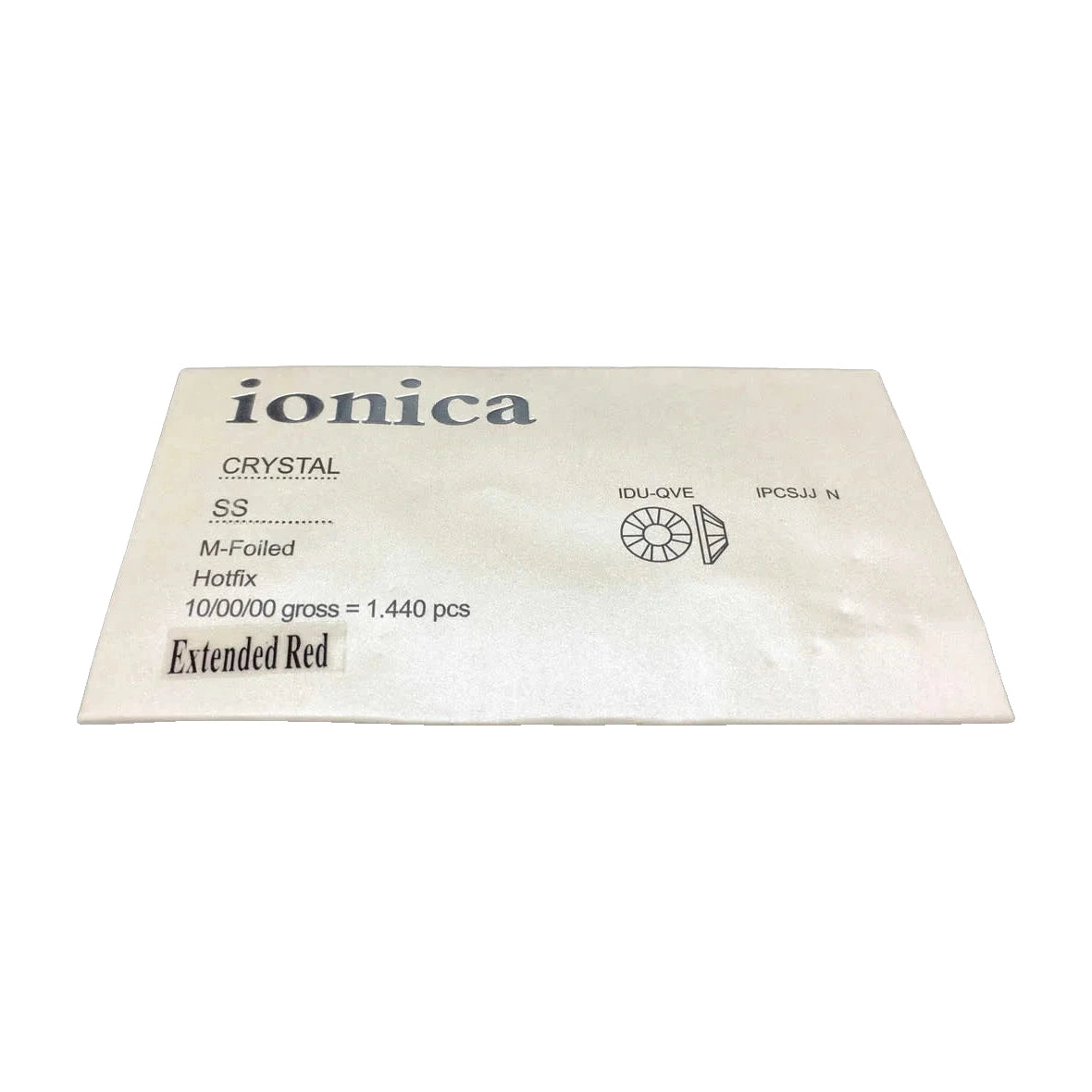IONICA Crystal Rhinestones Extended Red - Rhinestone