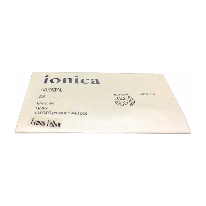 IONICA Crystal Rhinestones Lemon Yellow - Rhinestone