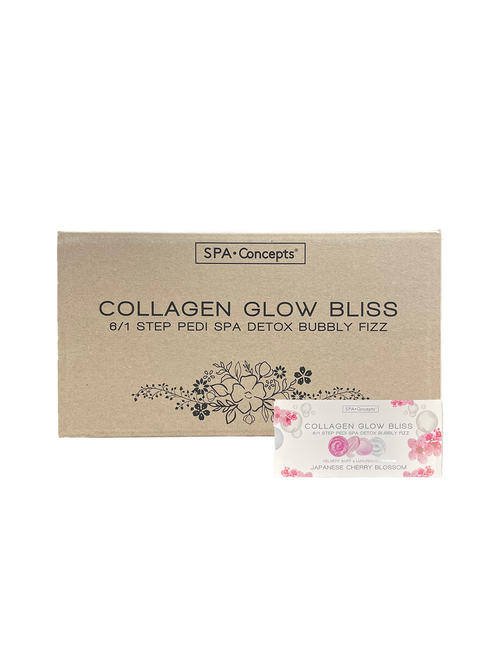 SPA CONCEPT Collagen Bubbly Fizz 6 In 1 - Cherry Blossom 48/Box