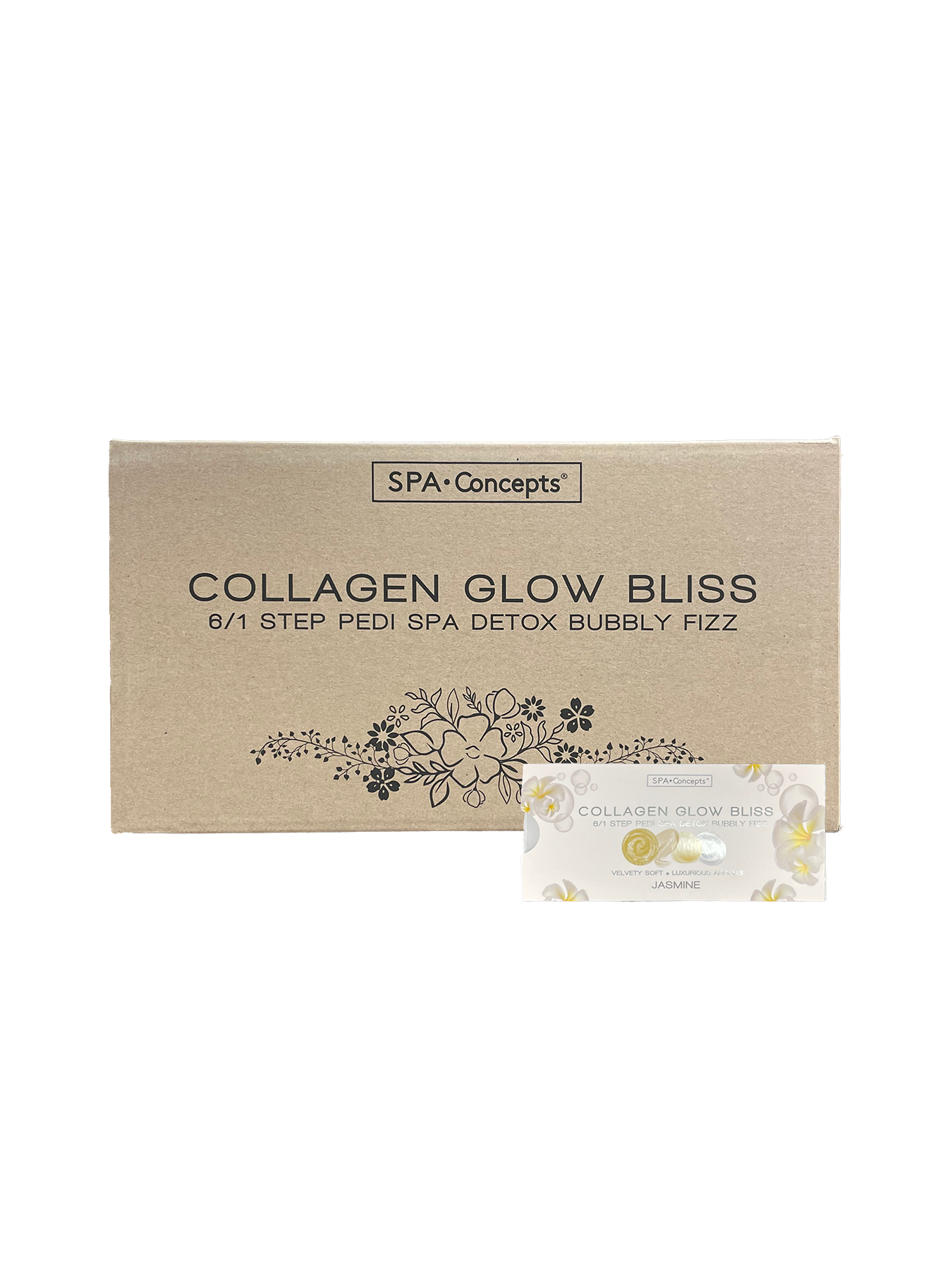 SPA CONCEPT Collagen Bubbly Fizz 6 In 1 - Jasmine 48/Box