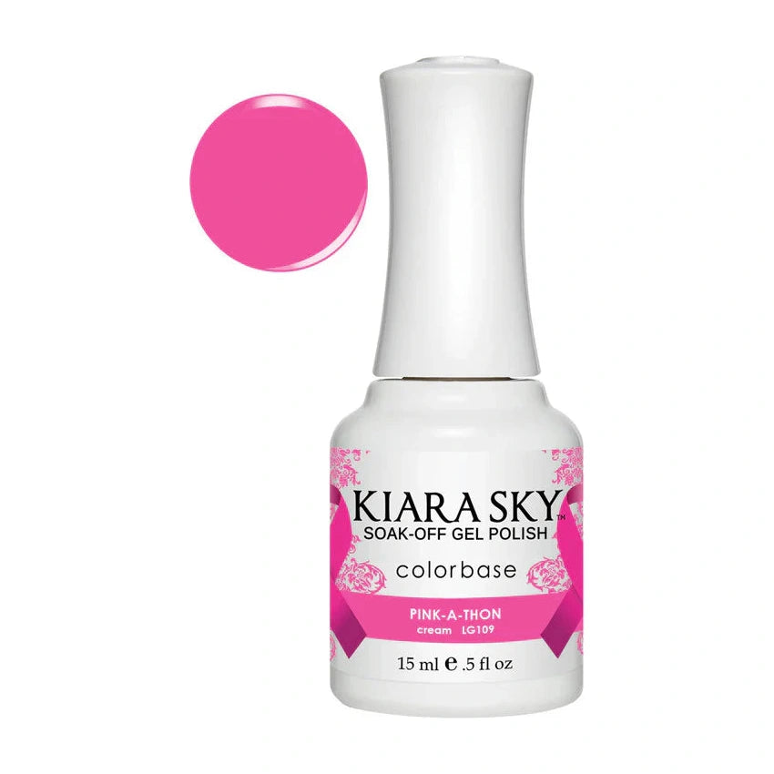 Kiara sky gel pink-a-thon lg109 - gel polish