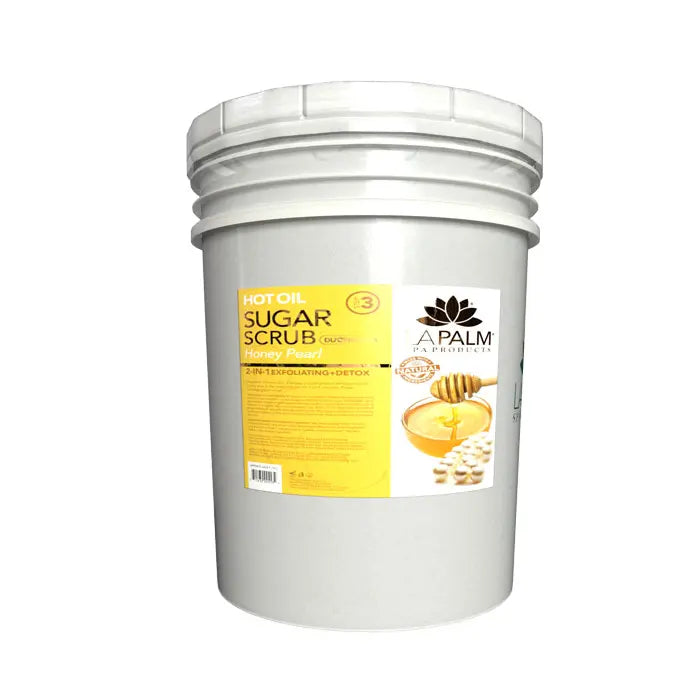 LA PALM Oil Sugar Scrub Honey Pearl Bucket - Spa Treatment