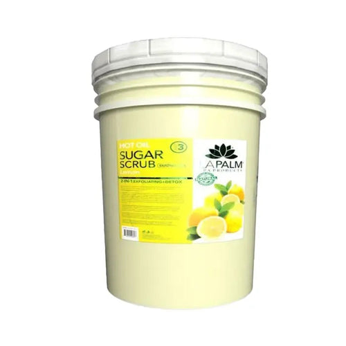 LA PALM Oil Sugar Scrub Lemon Bucket