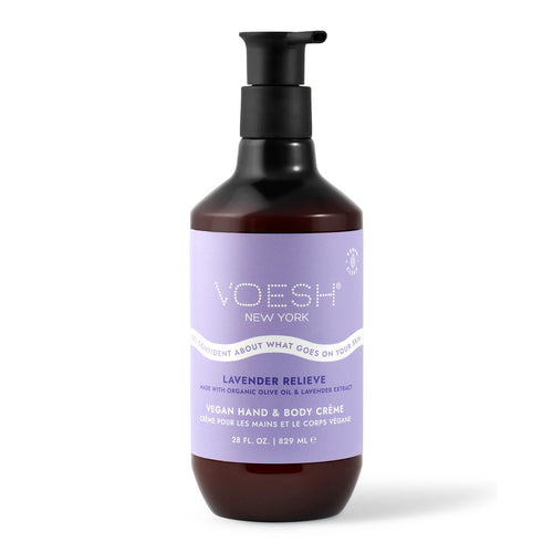 Voesh Vegan Body Creme Lavender Relieve - 28 oz 12/Box