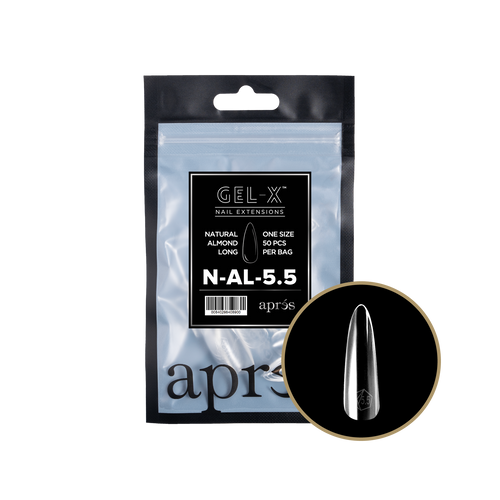 APRES Gel-X Natural Almond Long 2.0 Refill Bag Size 5.5