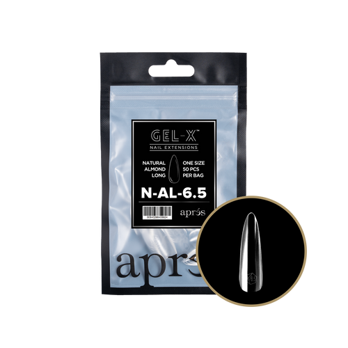 APRES Gel-X Natural Almond Long 2.0 Refill Bag Size 6.5