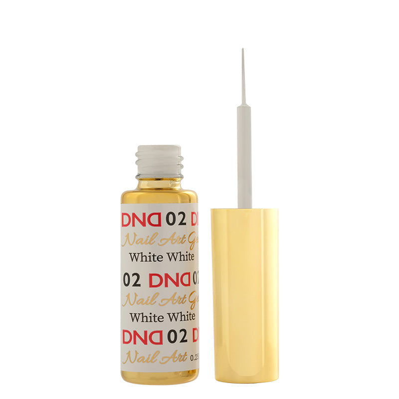 DND Gel Art Liner - Classic White 02