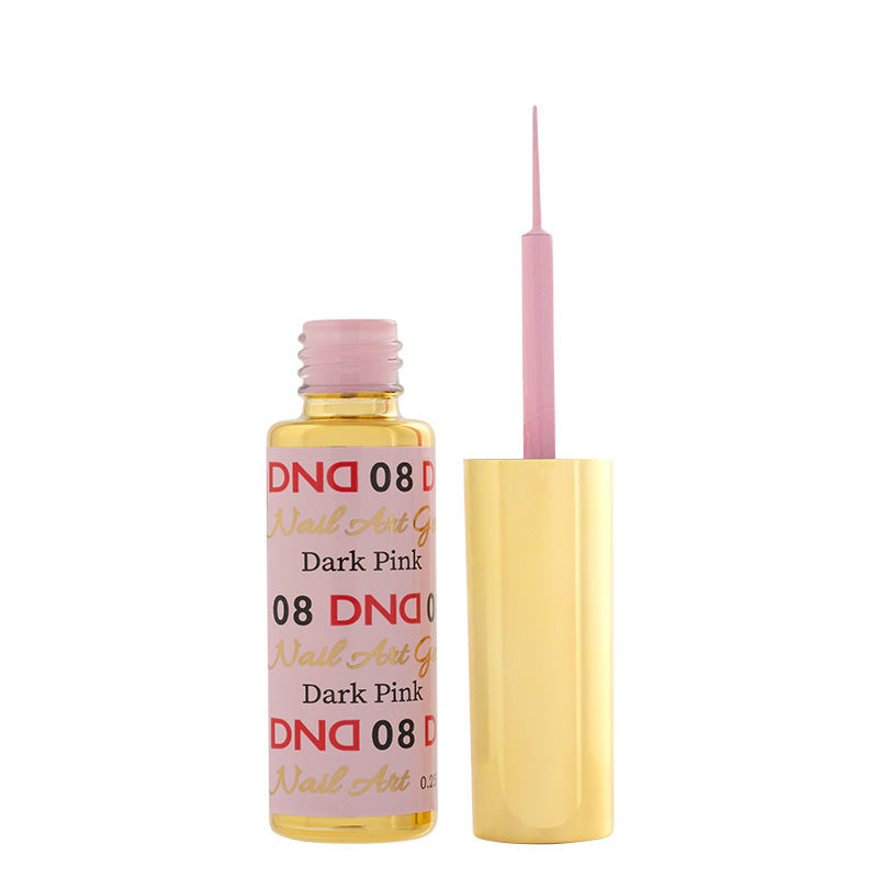 DND Gel Art Liner - Classic Dark Pink 08