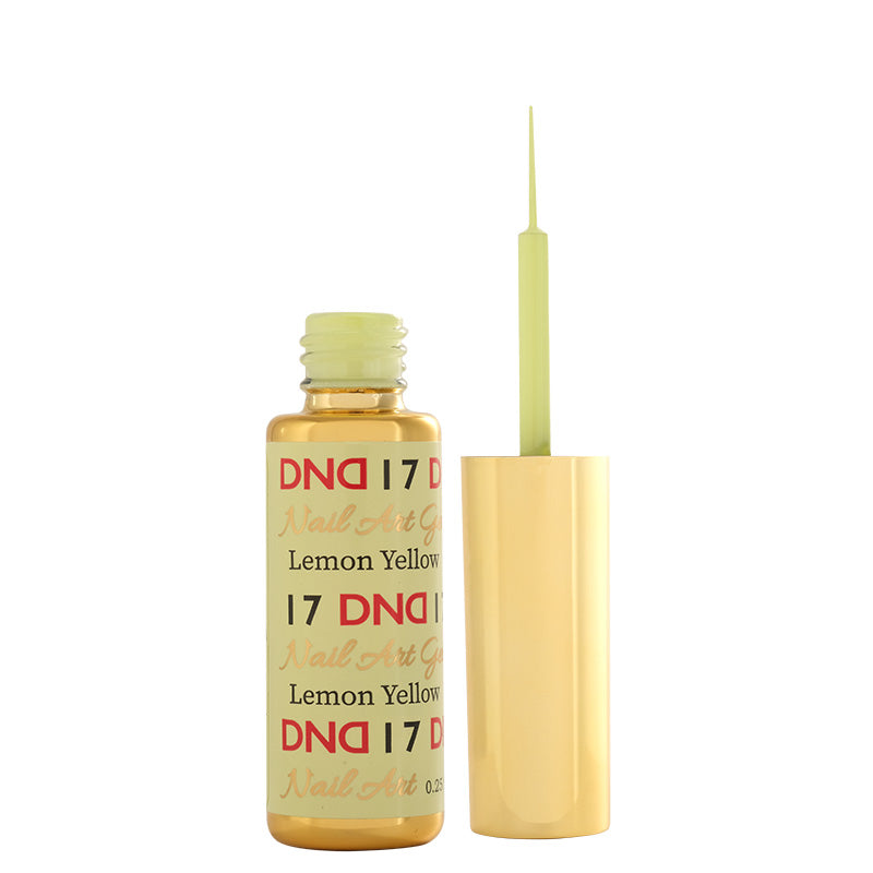 DND Gel Art Liner - Classic Lemon Yellow 17