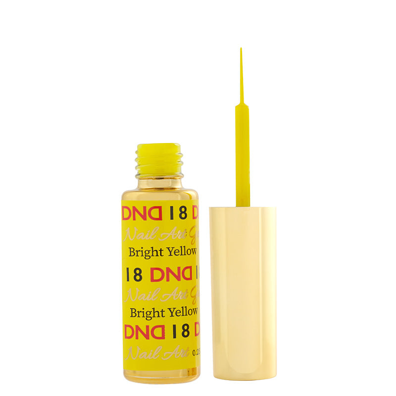 DND Gel Art Liner - Classic Bright Yellow 18