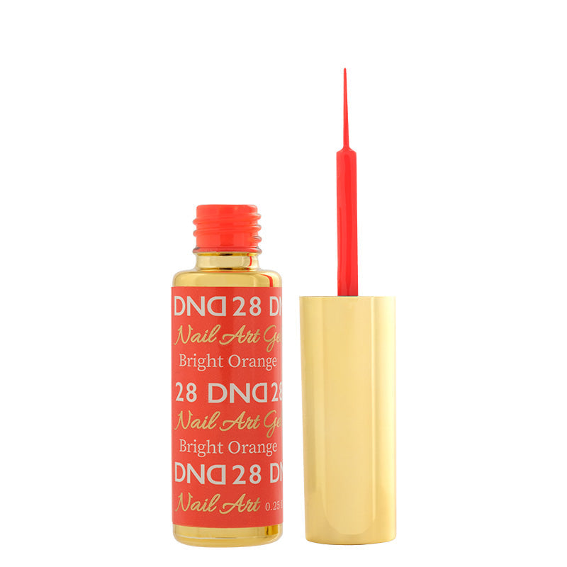 DND Gel Art Liner - Classic Bright Orange 28