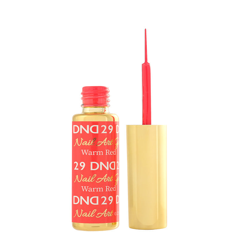 DND Gel Art Liner - Classic Warm Red 29