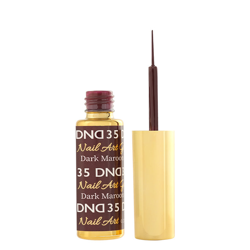 DND Gel Art Liner - Classic Dark Maroon 35