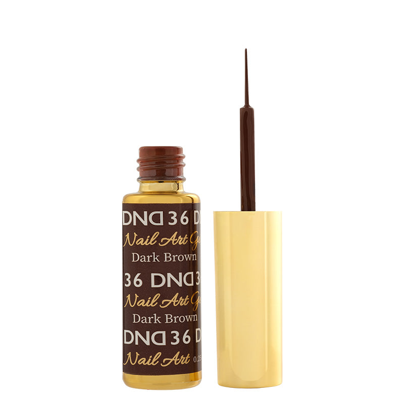 DND Gel Art Liner - Classic Dark Brown 36