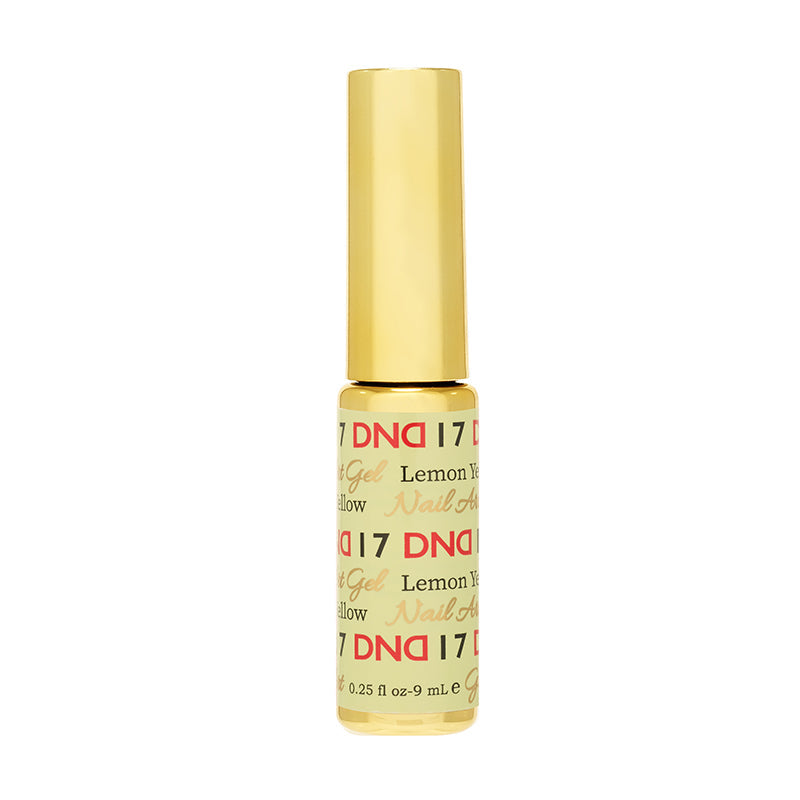 DND Gel Art Liner - Classic Lemon Yellow 17
