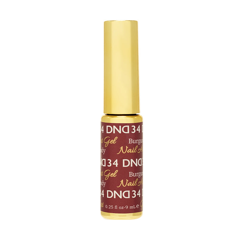 DND Gel Art Liner - Classic Burgundy 34
