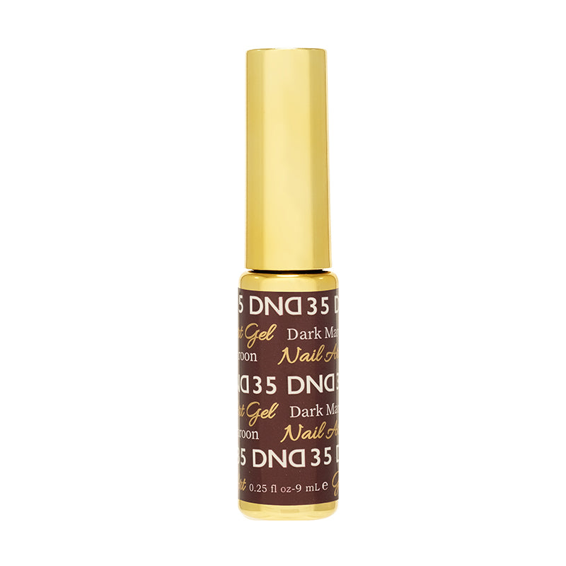DND Gel Art Liner - Classic Dark Maroon 35