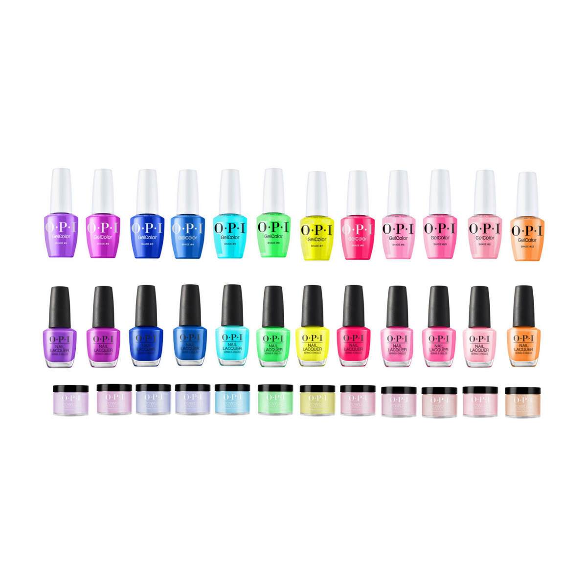 Opi season collections 2026 - summer / nail polish 12 pieces