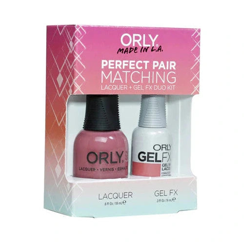 Orly fx perfect pair duo pink chocolate 31132 - duo polish