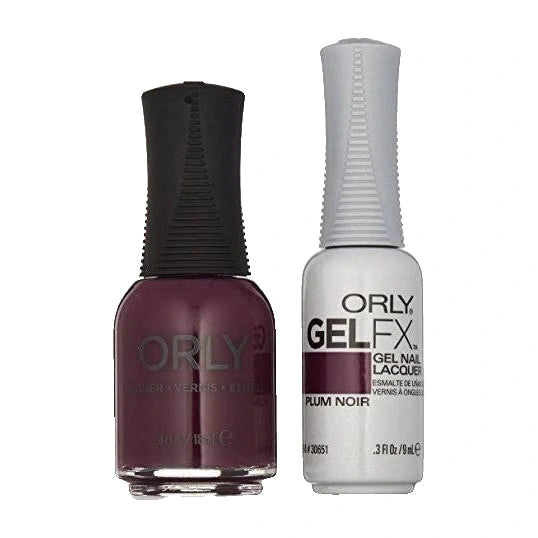 Orly fx perfect pair duo plum noir 31128 - duo polish