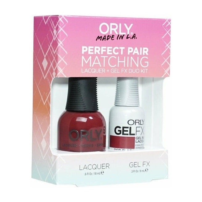 Orly fx perfect pair duo red flare 31145 - duo polish