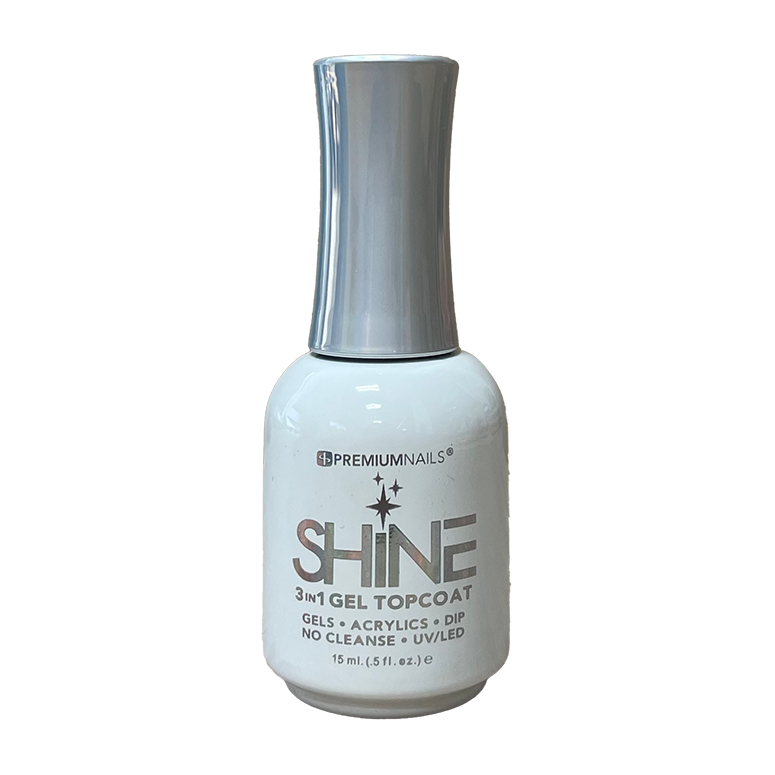Premium shine 3 in 1 uv gel top coat - 0.5 oz - top coat