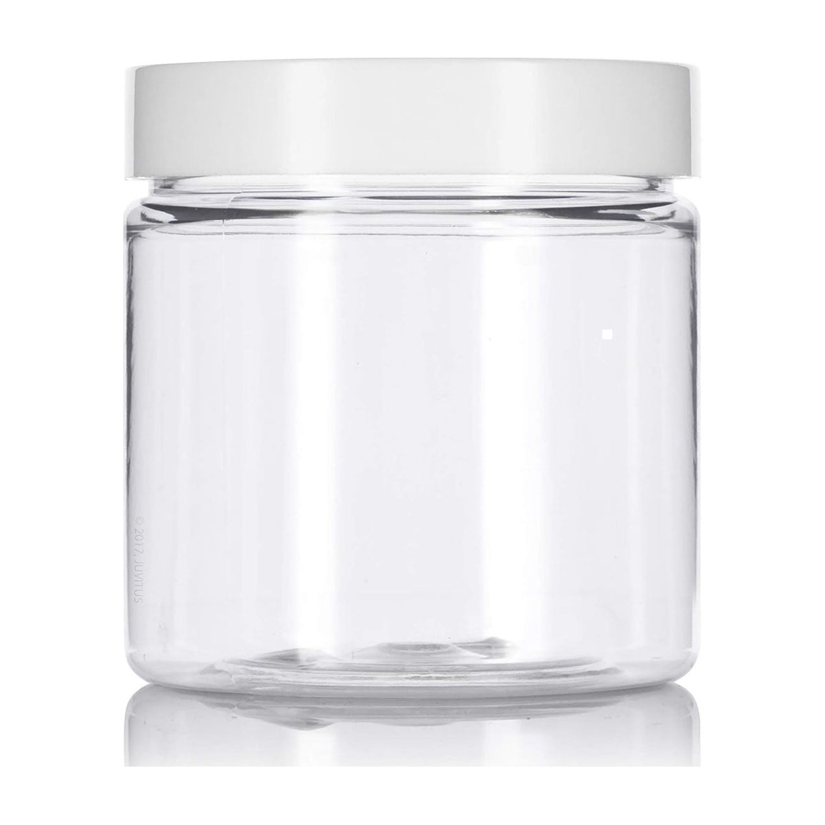 Plastic jar with lid 4 oz