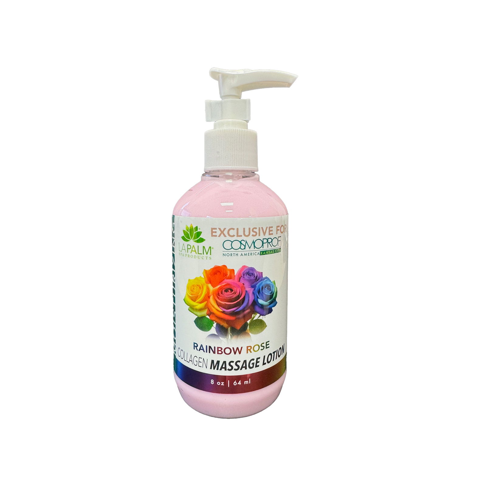 LA PALM Collagen Massage Lotion Rose 8 oz Single