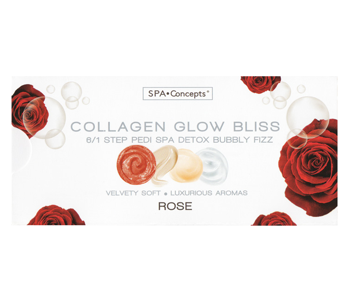 SPA CONCEPT Collagen Bubbly Fizz 6 In 1 - Rose Single