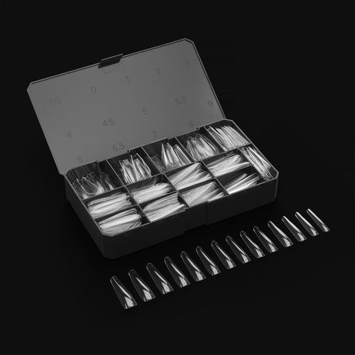 APRES Gel-X Sculpted Coffin Extra Long 2.0 Box of Tips 14 sizes