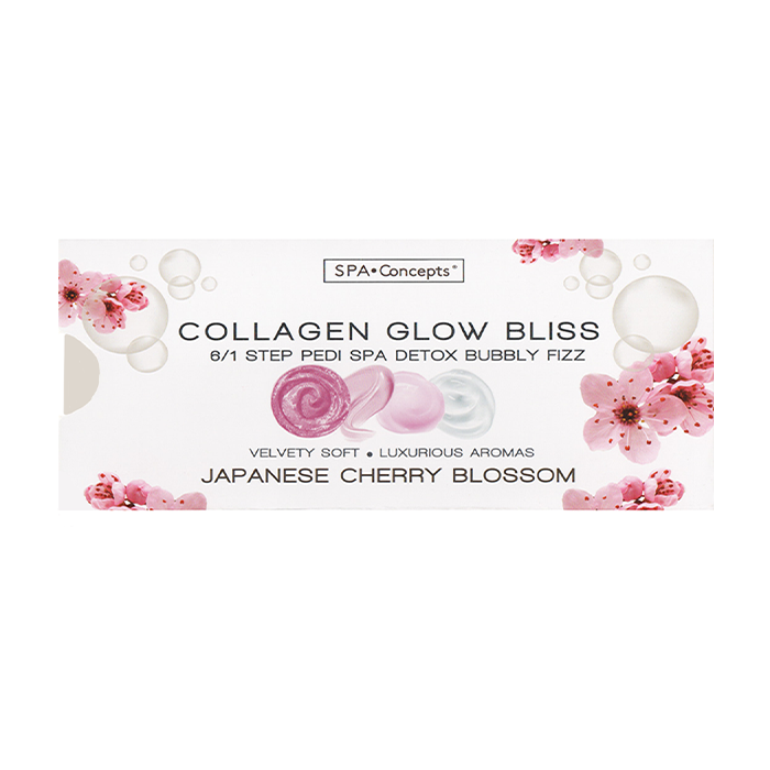 SPA CONCEPT Collagen Bubbly Fizz 6 In 1 - Cherry Blossom Single