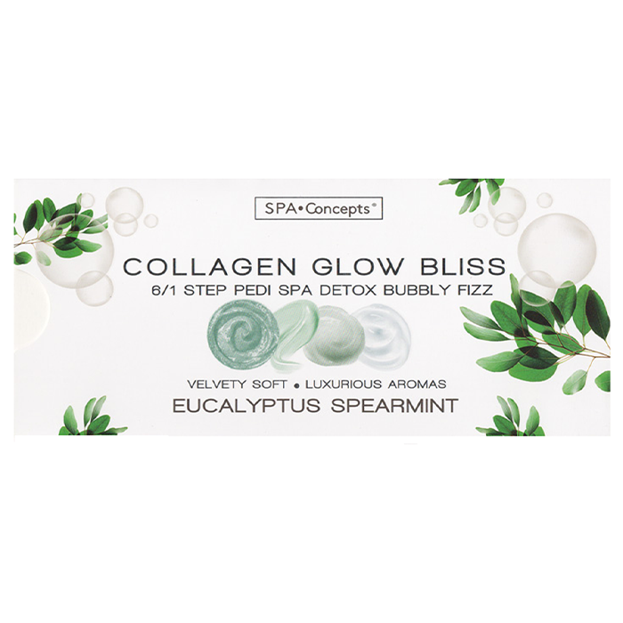 SPA CONCEPT Collagen Bubbly Fizz 6 In 1 - Eucalyptus Spearmint Single