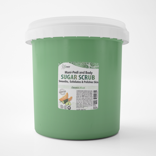 SPA REDI Sugar Scrub Cucumber Melon Bucket