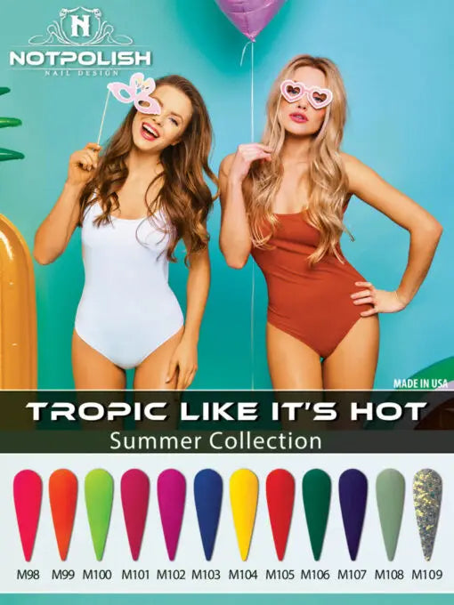 Summer2020-Poster NOTPOLISH Duo - M100 Hot Lime Bling