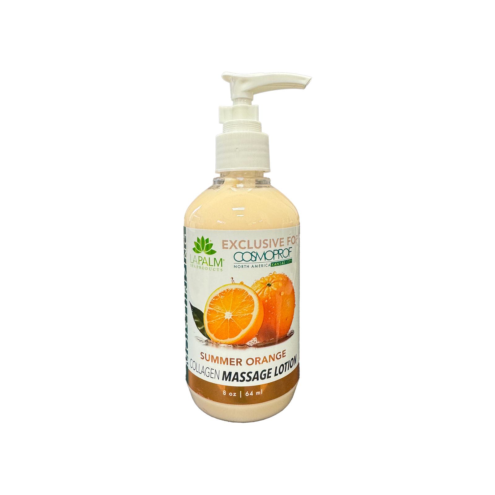 LA PALM Collagen Massage Lotion Orange 8 oz Single