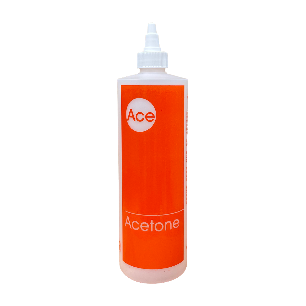 Tolco empty plastic bottle 16oz w/ cap - acetone - empty