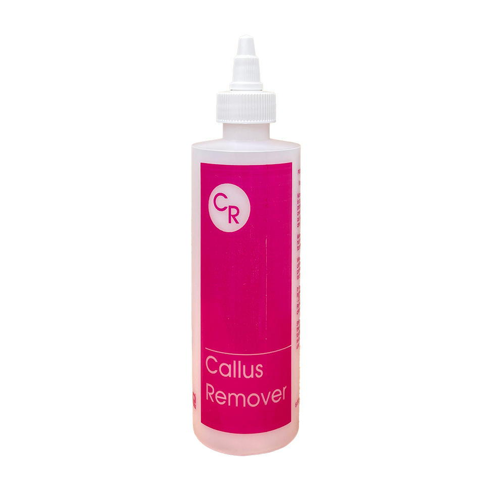 Tolco empty plastic bottle 8oz w/ cap - callus remover